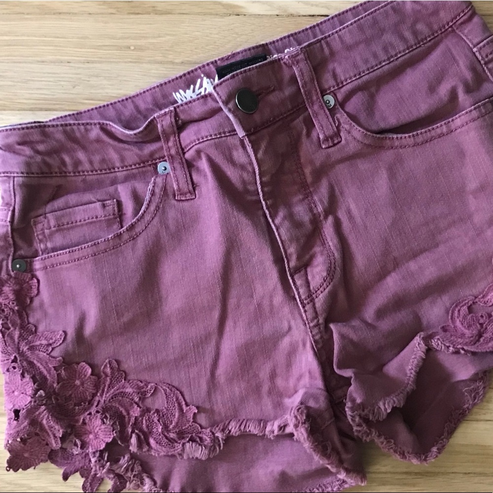 Juniors jean shorts